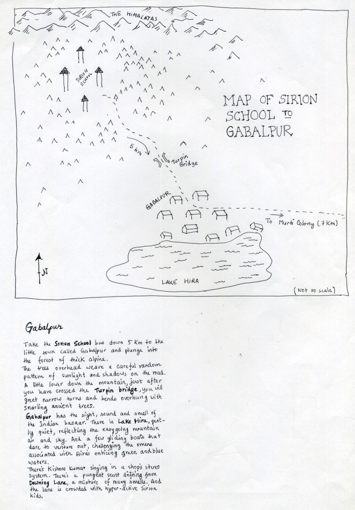 Map of Sirion and Gabalpur